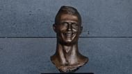 Cristiano Ronaldo's statue in Funchal on the island of Madeira